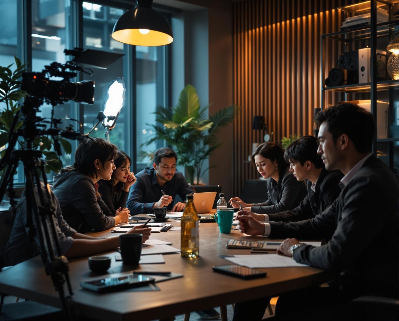 首播影院公司办公环境